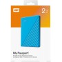 Внешний жесткий диск 2.5" USB 2.0TB WD My Passport Blue (WDBYVG0020BBL-WESN)