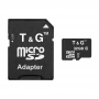 Карта памяти MicroSDHC 32GB UHS-I Class 10 T&G + SD-adapter (TG-32GBSD10U1-01)