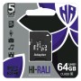 Карта памяти MicroSDXC 64GB Class 10 Hi-Rali + SD-adapter (HI-64GBSDCL10-01)