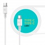 Кабель Piko CB-TT11 USB Type-C-USB Type-C 1.2м White (1283126504020)