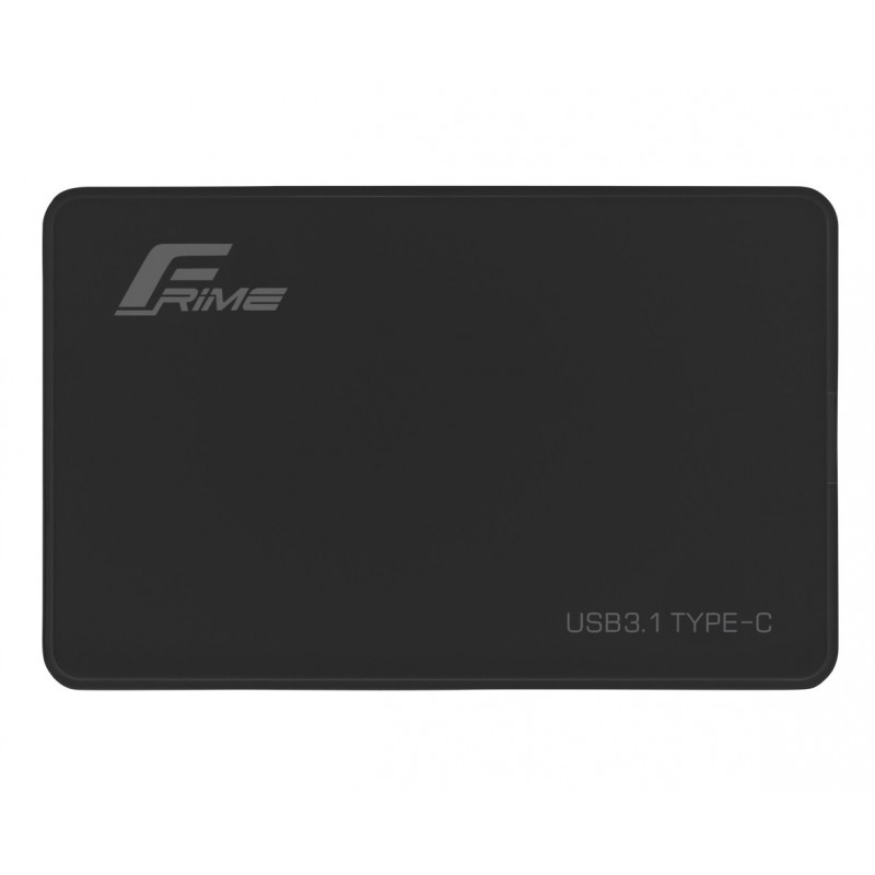 Купить ᐈ Кривой Рог ᐈ Низкая цена ᐈ Внешний карман Frime SATA HDD/SSD 2.5", TYPE C(USB3.1), Plastic, Black (FHE10.25U31)