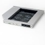 Купить ᐈ Кривой Рог ᐈ Низкая цена ᐈ Адаптер Grand-X для подключения HDD 2.5" в отсек привода ноутбука SATA/SATA3 Slim 9.5мм (HDC