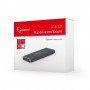 Купить ᐈ Кривой Рог ᐈ Низкая цена ᐈ Внешний карман Gembird для подключения SSD M.2, USB 3.0, алюминий, Black (EE2280-U3C-01)