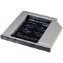 Купить ᐈ Кривой Рог ᐈ Низкая цена ᐈ Адаптер Grand-X для подключения HDD 2.5" в отсек привода ноутбука SATA3 Slim 9.5мм (HDC-26)