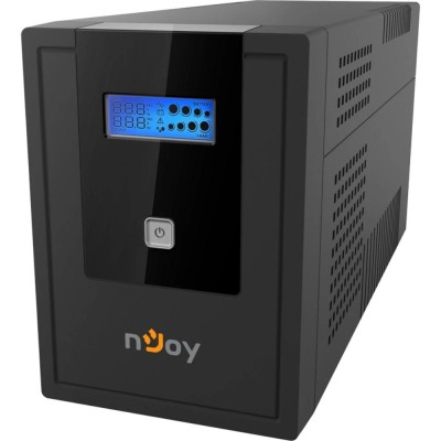 Купити ИБП Njoy Cadu 1500 (UPCMTLS615HCAAZ01B), Lin.int., AVR, 4 x Schuko, USB, LCD, пластикᐈ Кривий Ріг ᐈ Замовити по низькій ц