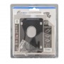 Купить ᐈ Кривой Рог ᐈ Низкая цена ᐈ Переходник Frime для установки 2.5" SSD/HDD в отсек привода 9.5мм Black/Silver (FHDC950M)