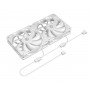 Система водяного охлаждения ID-Cooling FX240 Pro White, Intel: 2066/2011/1851/1700/1200/1151/1150/1155/1156, AMD: АМ5/АМ4, 276х1