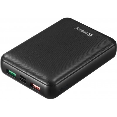 Универсальная мобильная батарея Sandberg Powerbank 15000mAh PD 45W Black (420-66)