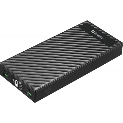 Универсальная мобильная батарея Sandberg Powerbank 30000mAh PD 100W Black (420-87)