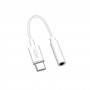 Адаптер XO NB-R161 USB Type-C - 3.5 мм (M/F), 0.14м, White (NB-R161.white)