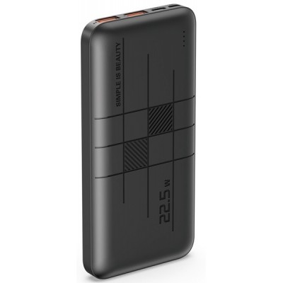 Универсальная мобильная батарея XO PR187 10000mAh 22.5W Black