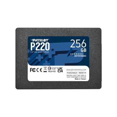 Накопитель SSD  256GB Patriot P220 2.5" SATAIII TLC (P220S256G25) Купить Кривой Рог