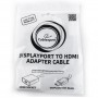 Адаптер Cablexpert DisplayPort - HDMI (M/F), 0.1 м, White (A-DPM-HDMIF-002-W)