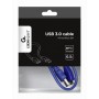 Кабель Gembird USB - micro USB Type-B V 3.0 (M/M), 5pin, 0.5 м, синій (CCP-mUSB3-AMBM-0.5M)