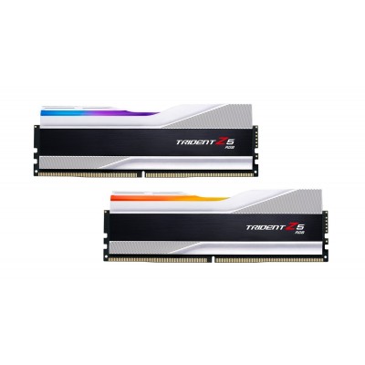 Купить ᐈ Кривой Рог ᐈ Низкая цена ᐈ Модуль памяти DDR5 2x16GB/6000 G.Skill Trident Z5 RGB Silver (F5-6000J3636F16GX2-TZ5RS)