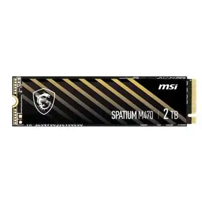 Накопитель SSD 2TB MSI Spatium M470 M.2 2280 PCIe 4.0 x4 NVMe 3D NAND TLC (S78-440Q470-P83) Купить Кривой Рог