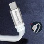 Кабель ColorWay USB - USB Type-C (M/M), 0.25 м, White (CW-CBUC001-WH)