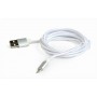 Кабель Cablexpert USB - Lightning (M/M), 1.8 м, сріблястий (CCB-mUSB2B-AMLM-6-S)