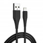 Кабель ColorWay USB - Lightning (M/M), PVC, 2.4 А, 1 м, Black (CW-CBUL024-BK)