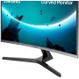 Купить ᐈ Кривой Рог ᐈ Низкая цена ᐈ Монитор Samsung 27" Curved C27R500 (LC27R500FHIXCI) VA Dark Gray; 1920x1080, 4 мс, 300 кд/м2