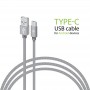 Кабель Intaleo CBGNYT2 USB - USB Type-C (M/M), 2 м, Grey (1283126489143)