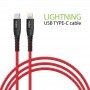 Кабель Intaleo CBRNYTL1 USB Type-C - Lightning (M/M), 1.2 м, Red (1283126504129)