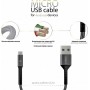 Кабель Intaleo CB0 USB - micro USB (M/M), 0.2 м, Black/Grey (1283126495632)