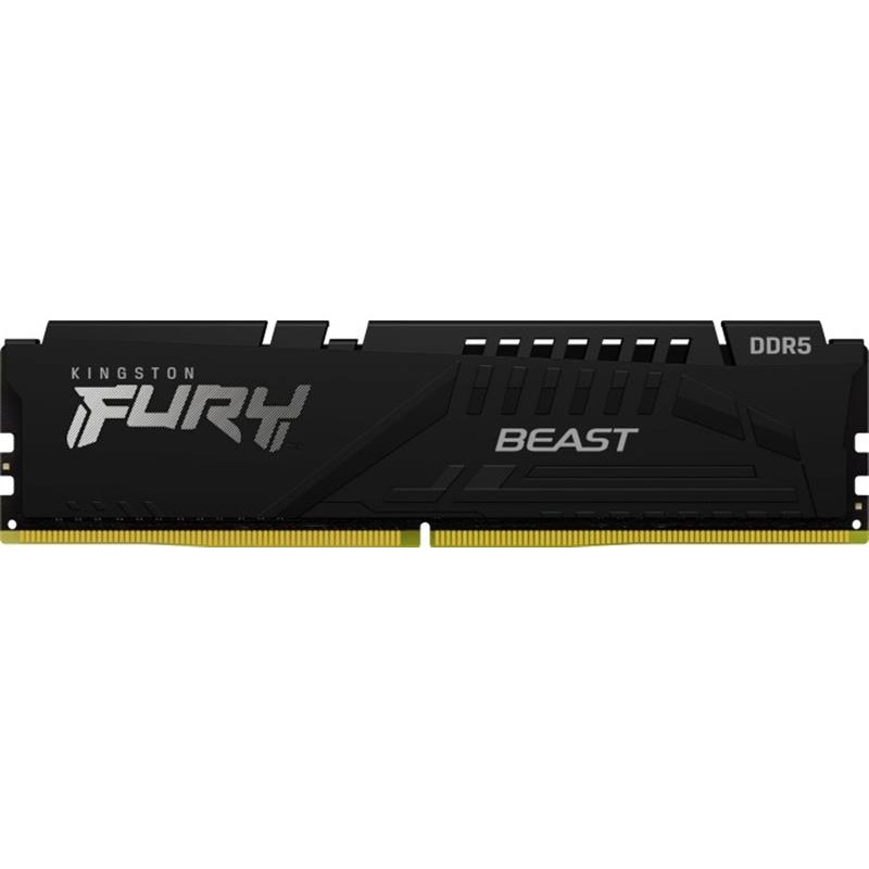 Купить ᐈ Кривой Рог ᐈ Низкая цена ᐈ Модуль памяти DDR5 16GB/6000 Kingston Fury Beast Black (KF560C40BB-16)