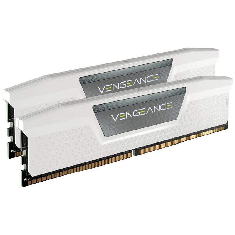 Купить ᐈ Кривой Рог ᐈ Низкая цена ᐈ Модуль памяти DDR5 2x32GB/5600 Corsair Vengeance White (CMK64GX5M2B5600C40W)