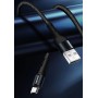 Кабель ColorWay USB - micro USB (M/M), Nylon, 2.4 А, 1 м, Black (CW-CBUM045-BK)