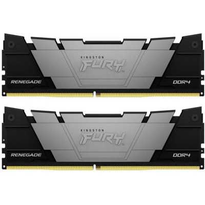 Купить ᐈ Кривой Рог ᐈ Низкая цена ᐈ Модуль памяти DDR4 2x8GB/3200 Kingston Fury Renegade Black (KF432C16RB2K2/16)