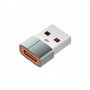 Адаптер ColorWay USB Type-C - USB V 3.0 (F/M) silver (CW-AD-CA)