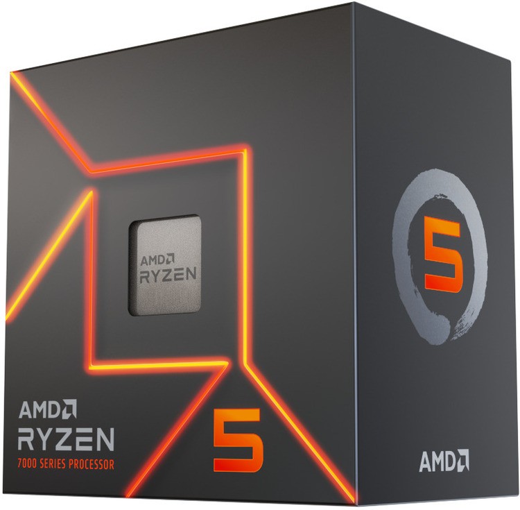 Купить ᐈ Кривой Рог ᐈ Низкая цена ᐈ Процессор AMD Ryzen 5 7600 (3.8GHz 32MB 65W AM5) Box (100-100001015BOX)