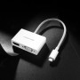 Адаптер Ugreen MM123 USB Type-C - HDMI+VGA, White (30843) Купить Кривой Рог
