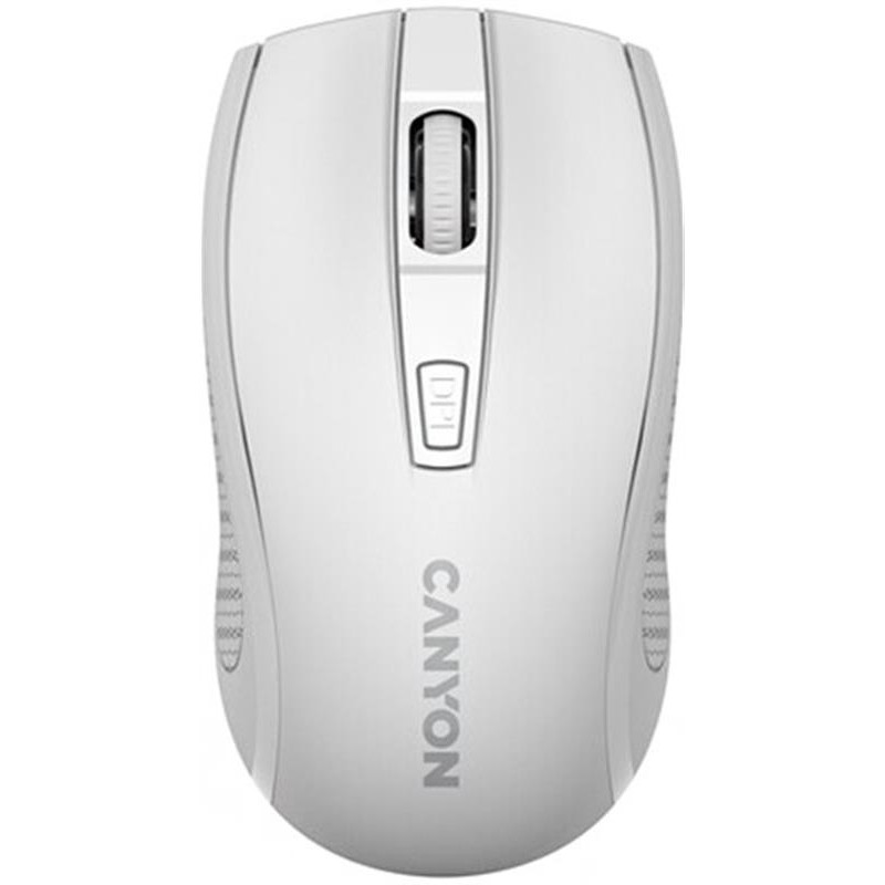 Купить ᐈ Кривой Рог ᐈ Низкая цена ᐈ Мышь беспроводная Canyon MW-7 Wireless White (CNE-CMSW07W)