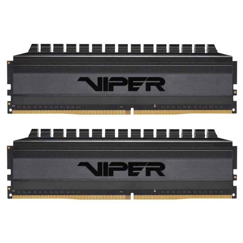 Купить ᐈ Кривой Рог ᐈ Низкая цена ᐈ Модуль памяти DDR4 2x16GB/3200 Patriot Viper 4 Blackout (PVB432G320C6K)
