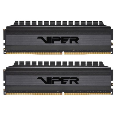 Купить ᐈ Кривой Рог ᐈ Низкая цена ᐈ Модуль памяти DDR4 2x16GB/3200 Patriot Viper 4 Blackout (PVB432G320C6K)