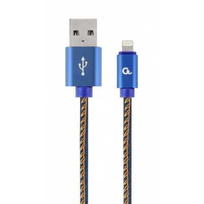 Кабель Cablexpert (CC-USB2J-AMLM-2M-BL) USB 2.0 - Lightning, премиум, 2м, синий Купить Кривой Рог