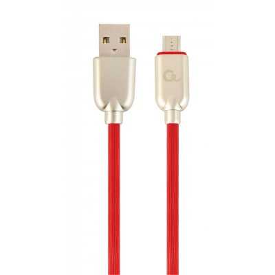 Кабель Cablexpert (CC-USB2R-AMmBM-1M-R) USB 2.0 A - microUSB, 2.1А, премиум, 1м, красный Купить Кривой Рог