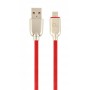 Кабель Cablexpert (CC-USB2R-AMmBM-1M-R) USB 2.0 A - microUSB, 2.1А, премиум, 1м, красный Купить Кривой Рог