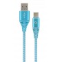 Кабель Cablexpert (CC-USB2B-AMCM-2M-VW), USB2.0 - USB Type C, 2м, Blue/White Купить Кривой Рог