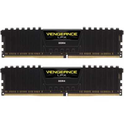 Купить ᐈ Кривой Рог ᐈ Низкая цена ᐈ Модуль памяти DDR4 2x16GB/3200 Corsair Vengeance LPX Black (CMK32GX4M2E3200C16)