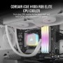 Система водяного охлаждения Corsair iCUE H100i RGB Elite Liquid CPU Cooler White (CW-9060078-WW), Intel: 2066/2011-3/2011/1700/1
