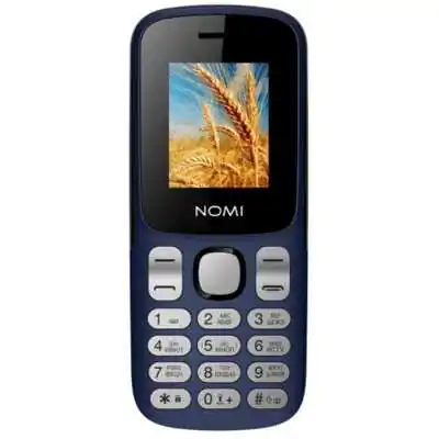 Мобильный телефон Nomi i1890 Dual Sim Blue; 1.77" (160х128) TFT / кнопочный моноблок / MediaTek MT6261D / ОЗУ 32 МБ / 32 МБ встр