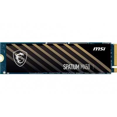 Накопитель SSD 500GB MSI Spatium M450 M.2 2280 PCIe 4.0 x4 NVMe 3D NAND TLC (S78-440K220-P83) Купить Кривой Рог