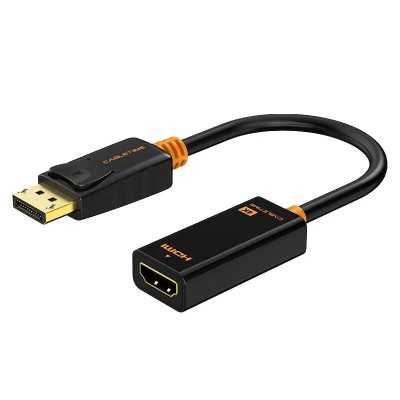 Адаптер Сabletime DisplayPort - HDMI (M/F), 0.2 м, Black (CP21B) Купить Кривой Рог