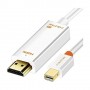 Адаптер Сabletime mini DisplayPort - HDMI (M/M), 0.2 м, White (CP27B) Купить Кривой Рог