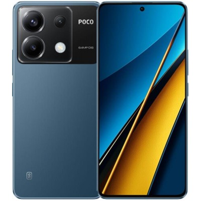 Купить ᐈ Кривой Рог ᐈ Низкая цена ᐈ Смартфон Xiaomi Poco X6 5G 8/256GB Dual Sim Blue EU_; 6.67" (2712х1220) AMOLED / Qualcomm Sn