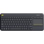 Клавіатура бездротова Logitech K400 Plus Black (920-007145)