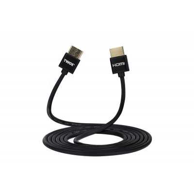 Кабель 2E Ultra Slim HDMI - HDMI V 2.0 (M/M), 2 м, черный (2EW-1119-2m) Купить Кривой Рог